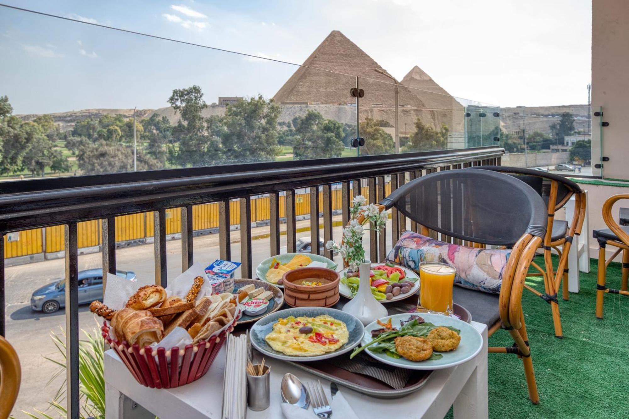 Hotel Maria Pyramids House Kafret el-Gabal Zewnętrze zdjęcie